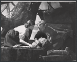 Constance Ford, Arthur Kennedy and Roy Fant [lying prone] in the stage production See the Jaguar