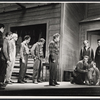Dane Knell, Harrison Dowd, Harry Bergman, George Tyne, Cameron Prud'homme, David Clarke, Phillip Pine, Arthur Kennedy and James Dean in the stage production See the Jaguar