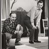 Heywood Hale Broun and David Wayne in the stage production Send Me No Flowers
