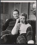 Donald Harron and Beryl Measor in the stage production Separate Tables