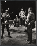 John Colicos and unidentified others in the stage production Serjeant Musgrave's Dance