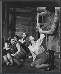 Salome Jens [center] and unidentified others in the stage production Shadow of Heroes