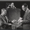 Gene Raymond, William Harrigan and Mason Adams in the stage production A Shadow of My Enemy