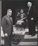 Gene Raymond, Alma Lillie Hubbard and Ed Begley in the stage production A Shadow of My Enemy