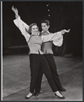 Joan Holloway and Harold Lang in the stage production Shangri-La