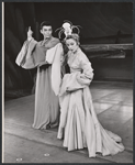 Edward Kim Ying and Shirley Yamaguchi in the stage production Shangri-La