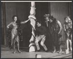 Eartha Kitt and ensemble in the stage production Shinbone Alley