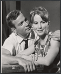 William Shatner and Julie Harris in rehearsal for the stage production A Shot in the Dark