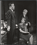 William Shatner, Julie Harris and Diana van der Vlis in the stage production A Shot in the Dark