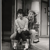 Rita Moreno and Gabriel Dell in the stage production The Sign in Sidney Brustein's Window