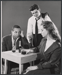 Bill Gunn, Richard Morse and Elizabeth Farrar in the stage production Sign of Winter