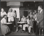 Claudia McNeil, John Bouie, Anna English, Josephine Woods, Charles McRae and unidentified others in the stage production Simply Heavenly