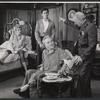 Elaine Stritch, Gerald Sarracini, James Barton and Edgar Stehli in the stage production The Sin of Pat Muldoon
