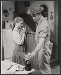 Patricia Bosworth and Gerald Sarracini in the stage production The Sin of Pat Muldoon