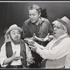 Shmulik Goldstein, Ben Bonus and Bernard Sauer in the stage production Sing Israel, Sing