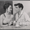 Ruth Warrick and Ron McNeil in the stage production Single Man at a Party