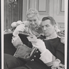 Barbara Bel Geddes and Michael Redgrave in the stage production The Sleeping Prince