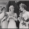 Betty Sinclair, Barbara Bel Geddes and Cathleen Nesbitt in the stage production The Sleeping Prince