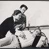 Trish Van Devere, Bob Dishy and George C. Scott in rehearsal for the stage production Sly Fox