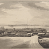 View of the rebel work round Walton's House, with Hell Gate & the Island [illegible]