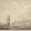 View of the North River from a sloop at anchor a little above Daubbs' Ferry & looking towards New York, 4th Decr. 1778