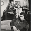 Tom Kindle, Sam Locante and unidentified in the stage production The Soldier