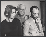 Alice Drummond, Ted Knight and Bob Balaban in rehearsal for the stage production Some of My Best Friends