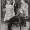 Jessie Royce Landis, Howard St. John, Leo G. Carroll and Robert Hardy in the stage production Someone Waiting