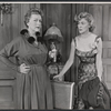 Jessie Royce Landis and Brook Byron in the stage production Someone Waiting