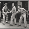Sal Mineo [right] and unidentified others in the stage production Something About a Soldier