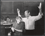 Claudia McNeil, Victoria Zussin and playwright Carl Reiner in rehearsal for the stage production Something Different
