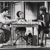 Bob Dishy, Victoria Zussin and Claudia McNeil in the stage production Something Different