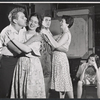 Joseph Sirola [far left], Jack Ryland [center] and unidentified others in the stage production Song for a Certain Midnight