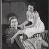 Hope Arthur [right] and unidentified in the stage production Song for a Certain Midnight