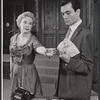 Brenda de Banzie and Robert Mandan in the stage production Speaking of Murder