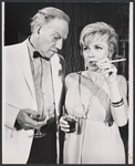 Melvyn Douglas and Audra Lindley in the stage production Spofford