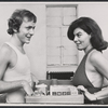 Dennis McMullen and Adrienne Barbeau in the stage production Stag Movie