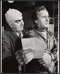 Milo O'Shea and Eli Wallach in the stage production Staircase