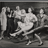 Donald Madden, Maggie Hayes, Nancy Kelly and unidentified others in rehearsal for the stage production Step on a Crack