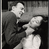 Tom Aldredge and Asa Gim in the stage production Sticks and Bones