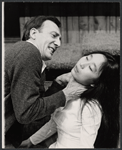 Tom Aldredge and Asa Gim in the stage production Sticks and Bones