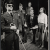 Drew Snyder, Hector Elias, Cliff DeYoung, Tom Aldredge and Elizabeth in the stage production Sticks and Bones