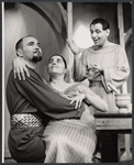 R.D. Blitz [right] and unidentified others in the stage production Stones of Jehoshaphat
