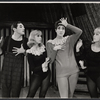 Anthony Newley, Susan Baker, Anna Quayle and Jennifer Baker in the stage production Stop the World - I Want to Get Off