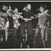Anthony Newley and ensemble in the stage production Stop the World - I Want to Get Off
