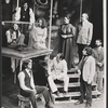 Andy Robinson, Katharine Dunfee [left] and unidentified others in the stage production Subject to Fits