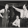 Chester Morris, Maureen O'Sullivan and Walter McGinn in the stage producion The Subject Was Roses 