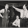 Chester Morris, Maureen O'Sullivan and Walter McGinn in the stage production The Subject Was Roses