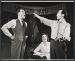 Chester Morris, Maureen O'Sullivan and Walter McGinn in the stage producion The Subject Was Roses 