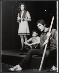 Janet Ward [left], Lenny Baker [right], and unidentified [center] in the 1969 stage production Summertree